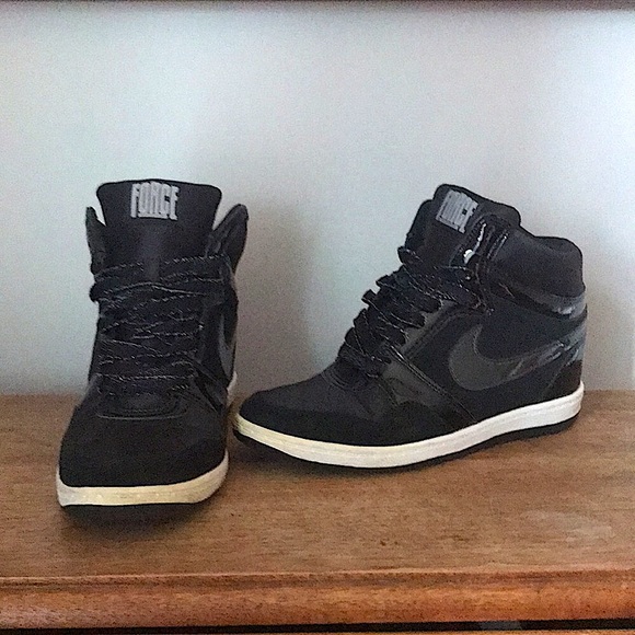 Nike Air Force Sky High Wedge Sneakers
